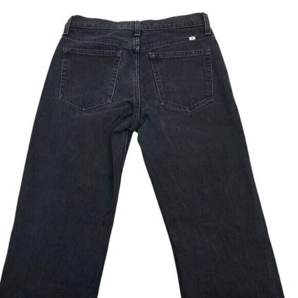 Aritzia Sunday Best High Rise Tapered Leg Jean Womens Size 2 Washed Black - Picture 7 of 8